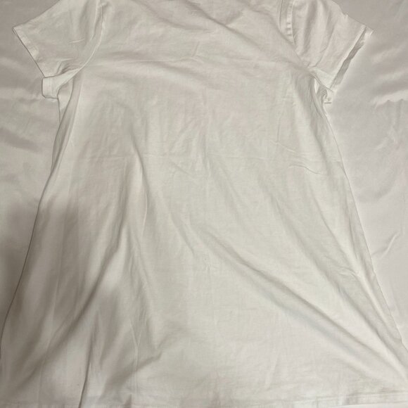 Pure Jill Scoop-Neck EllipticalTee 214141 M Cotton White T-Shirt - Picture 4 of 4